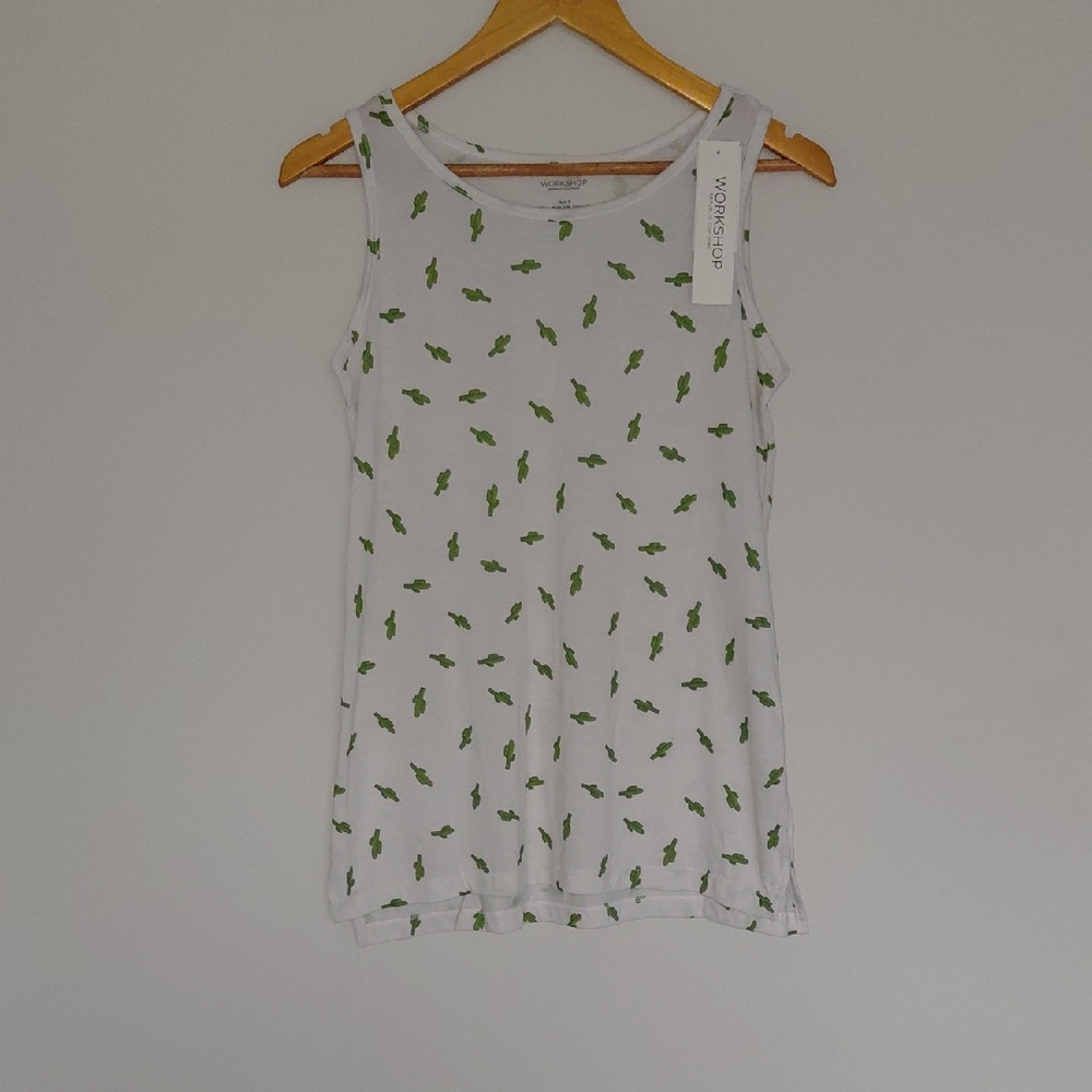 Workshop Republic Cactus Print Tank Top